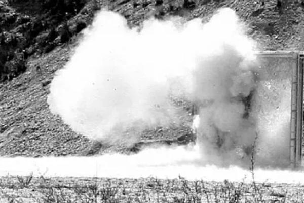 Test des vitrages anti-explosion